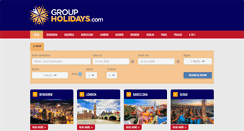 Desktop Screenshot of groupholidays.com