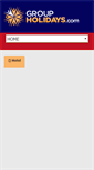 Mobile Screenshot of groupholidays.com